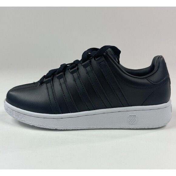 K Swiss Classic VN Womens Black White Low Top Shoes Sneakers 97321-002-M - Picture 6 of 8